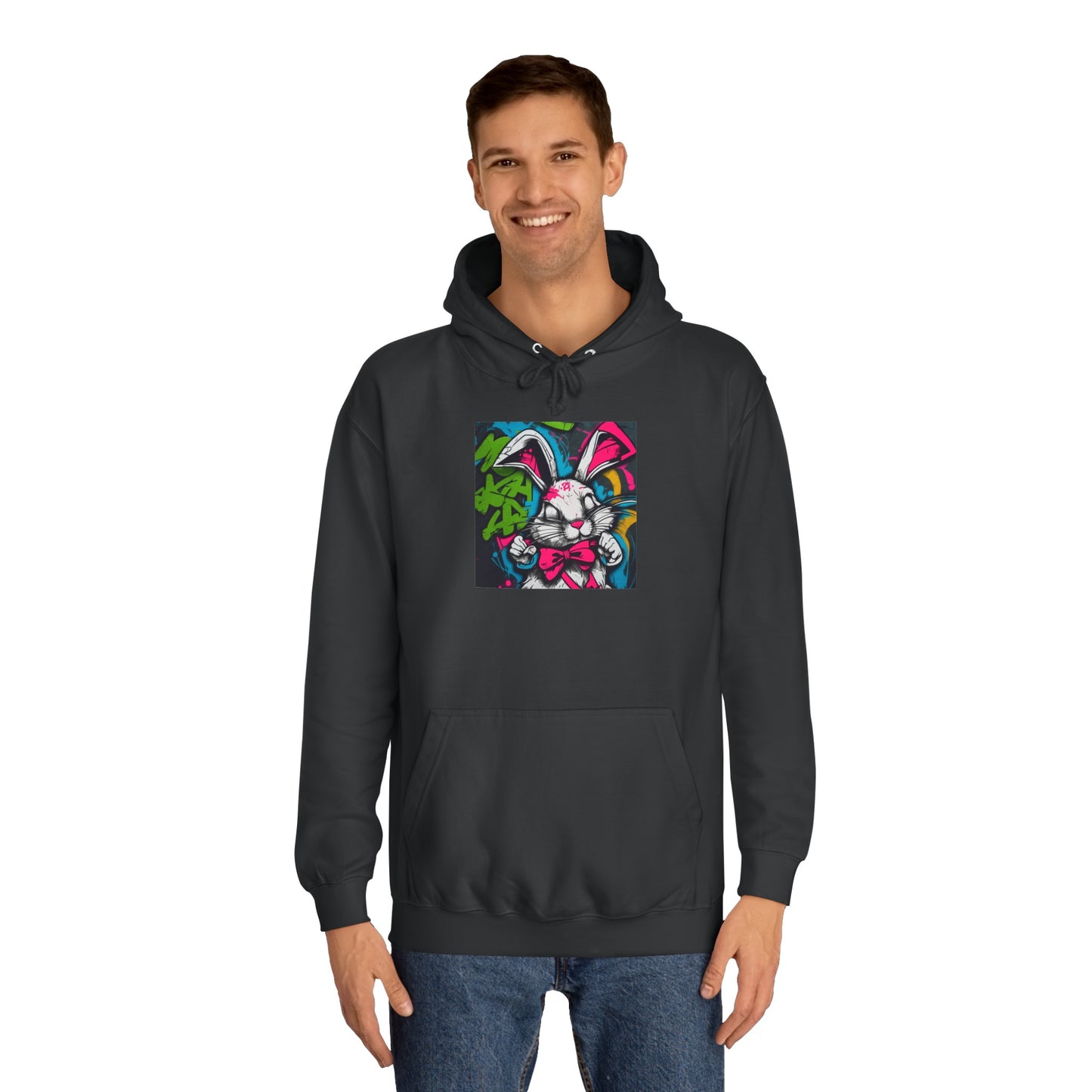 Unisex College-huppari Naughty Rabbit