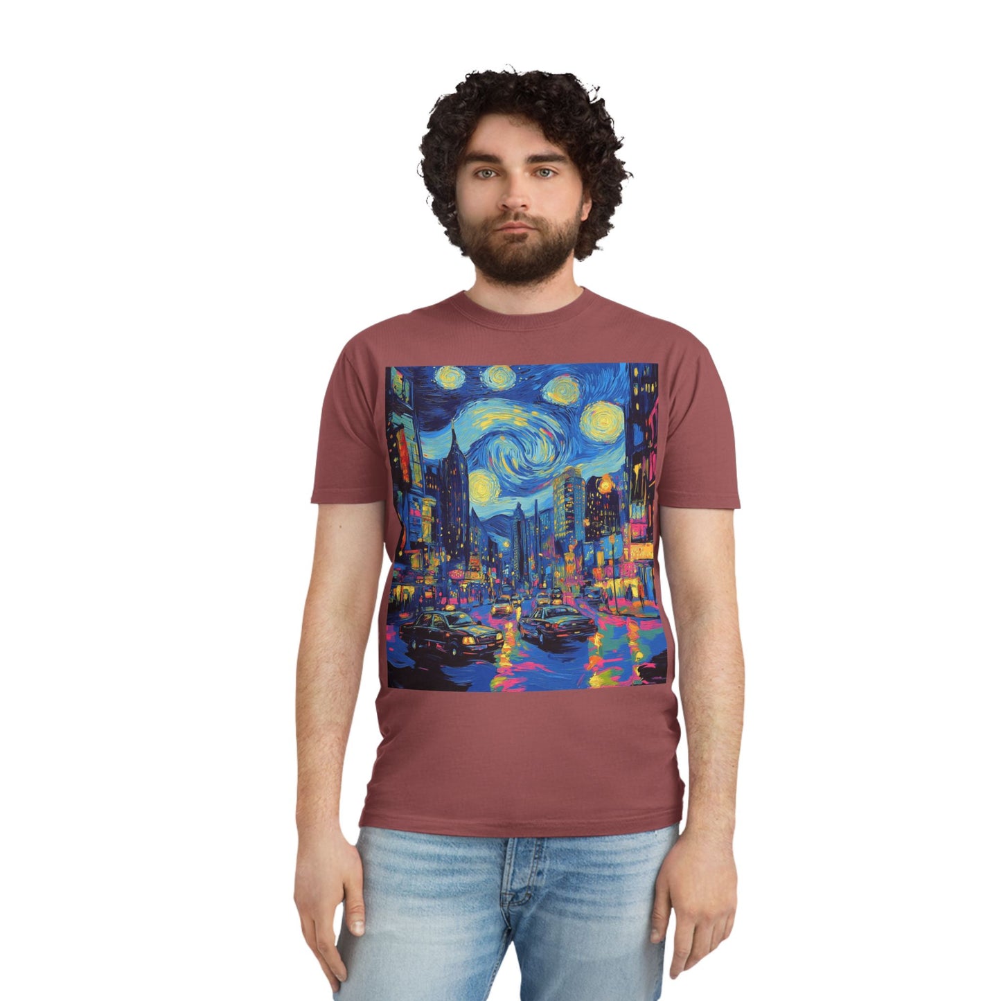 Unisex Faded Shirt -Starry Night