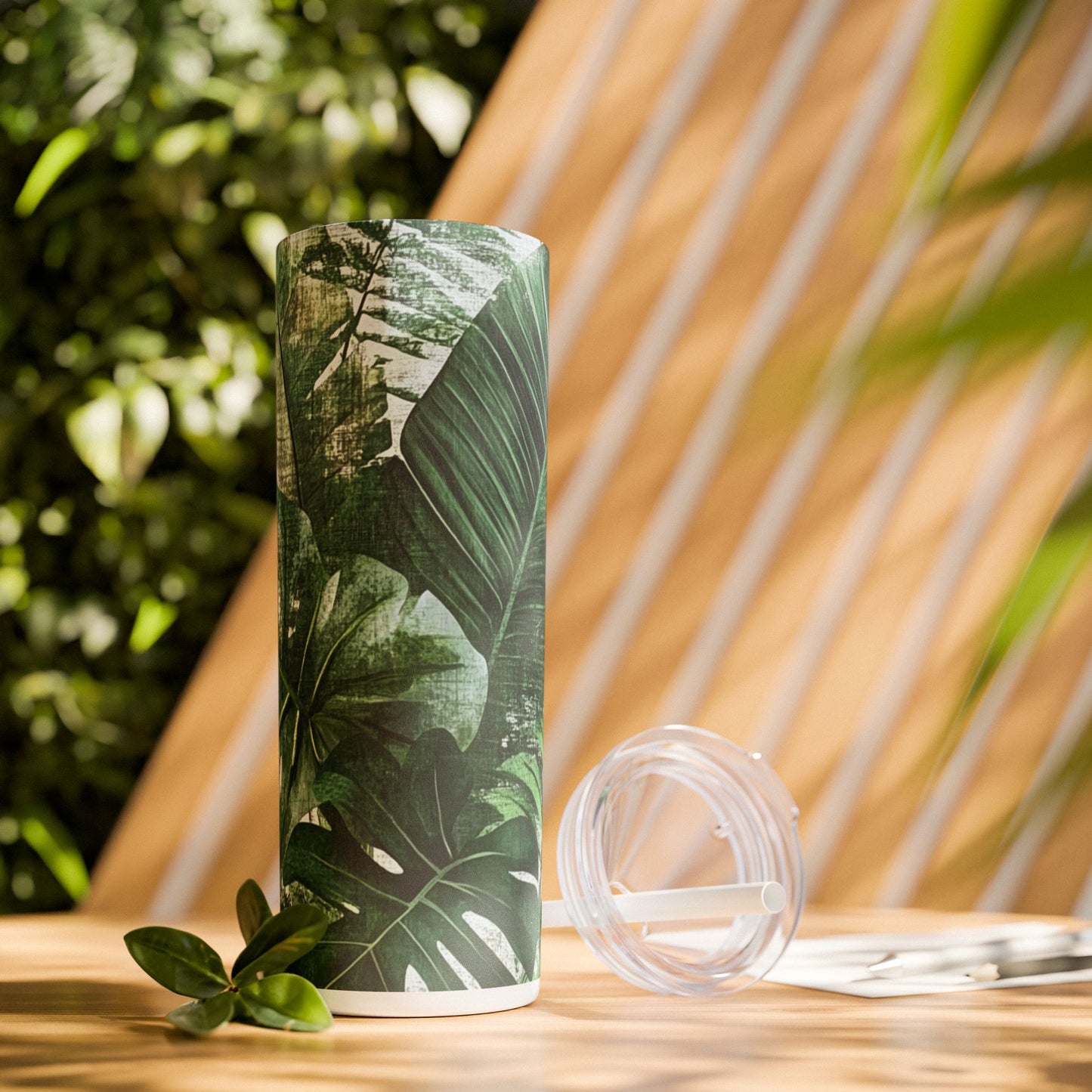 Skinny Tumbler pillillä - Monster Monstera