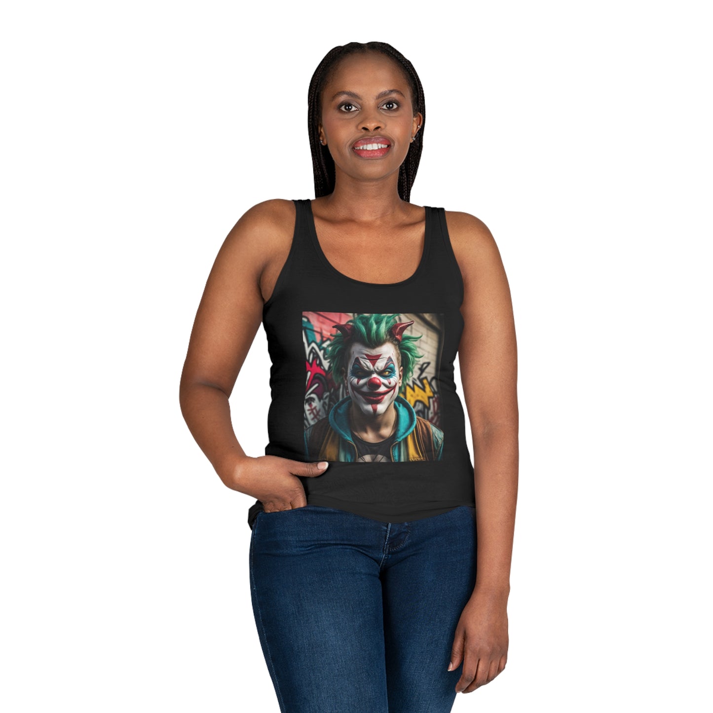 Women's top, he clown
