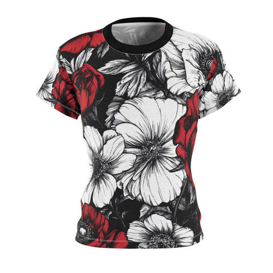 Naisten T-paita - Rebel Bloom