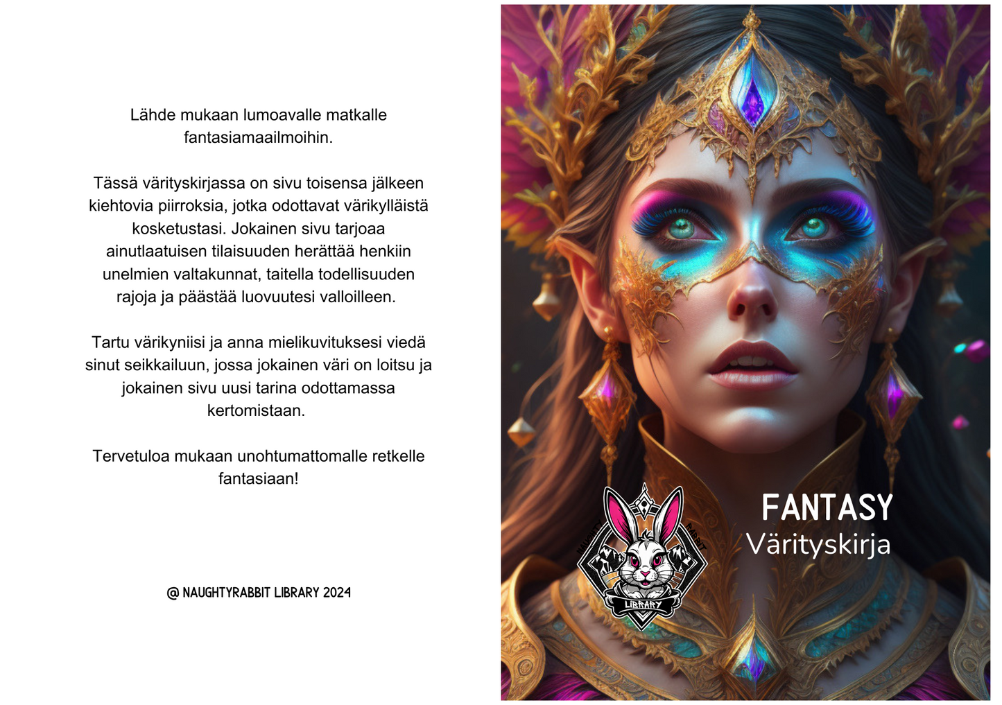 Fantasy coloring book
