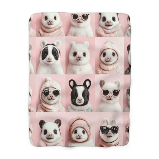 Sherpa Fleece Blanket -cuteness overload