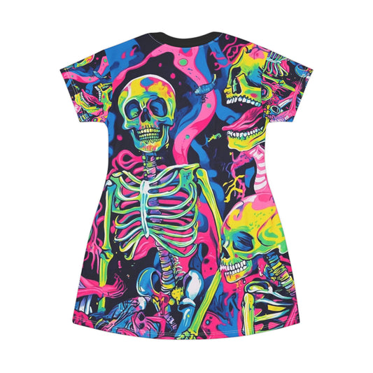 Neon skeleton mekko