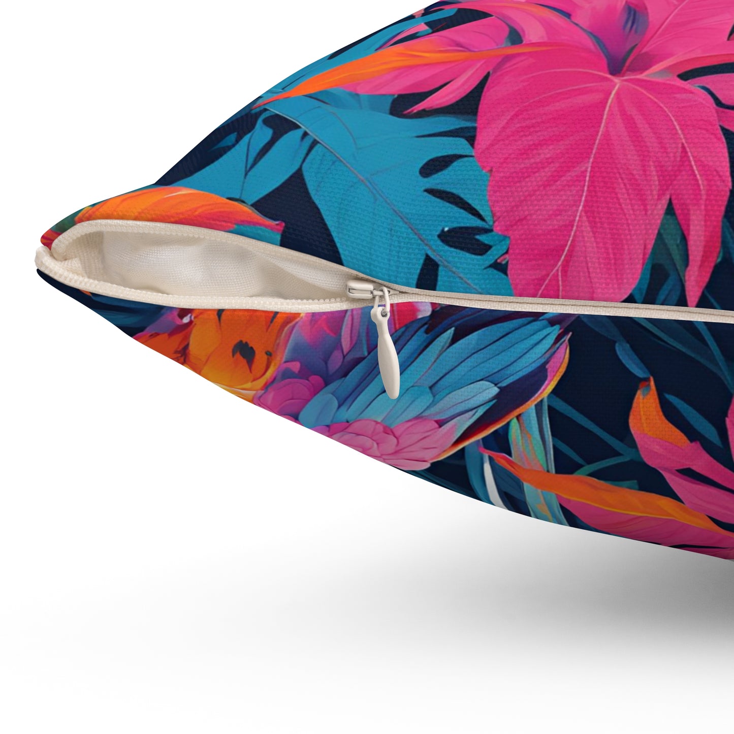 Spun Polyester Neliötyyny – Parrot paradise