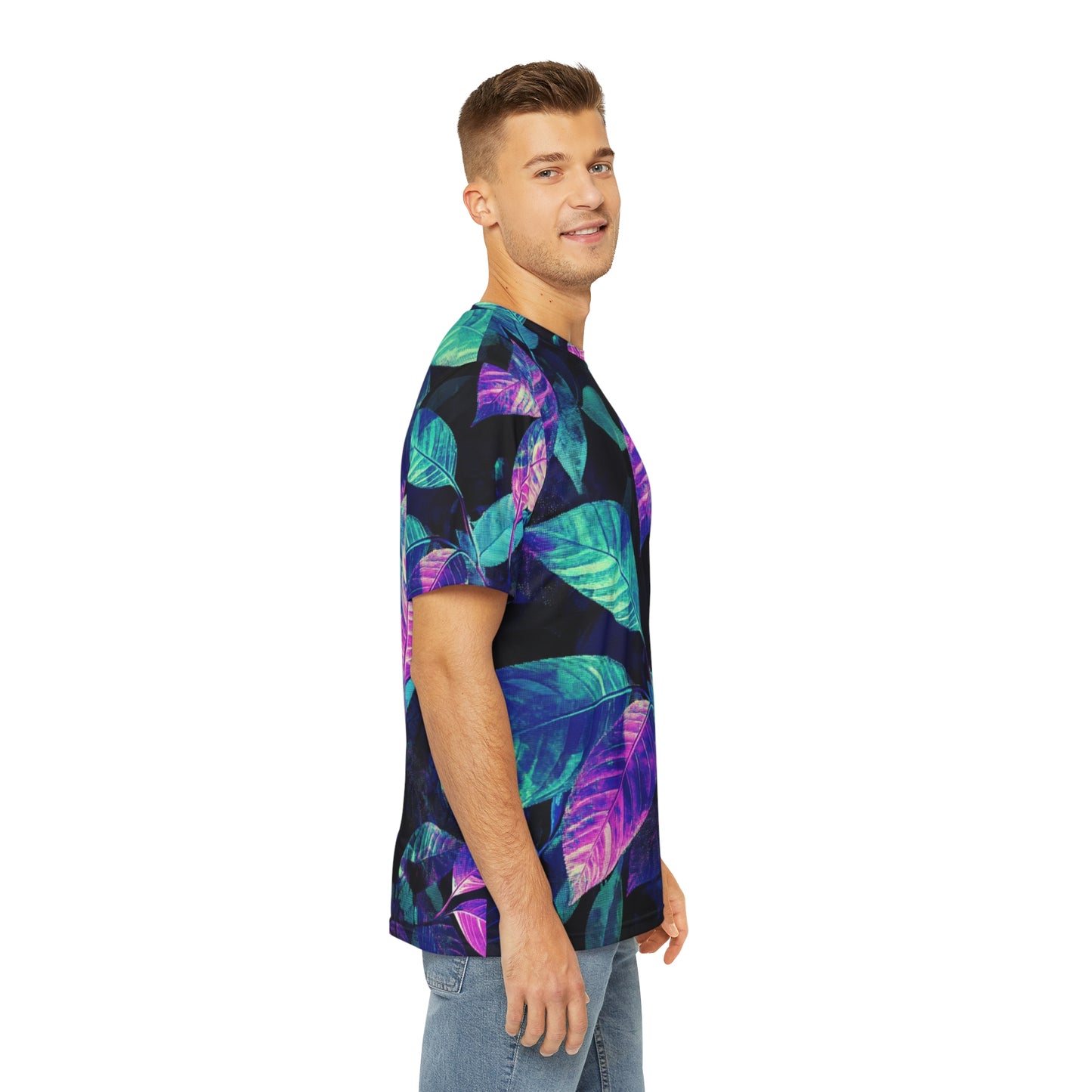 Miesten t-paita – Neon Leafs
