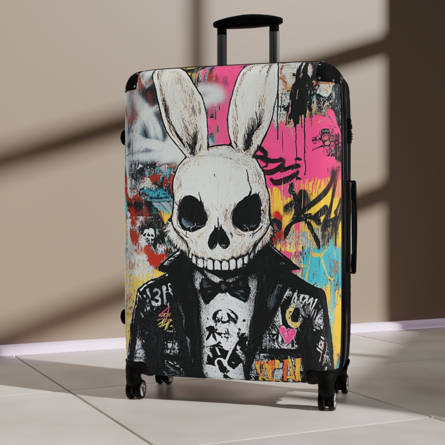 Naughty Rabbit Skull rabbit matkalaukku – matkusta tyylillä