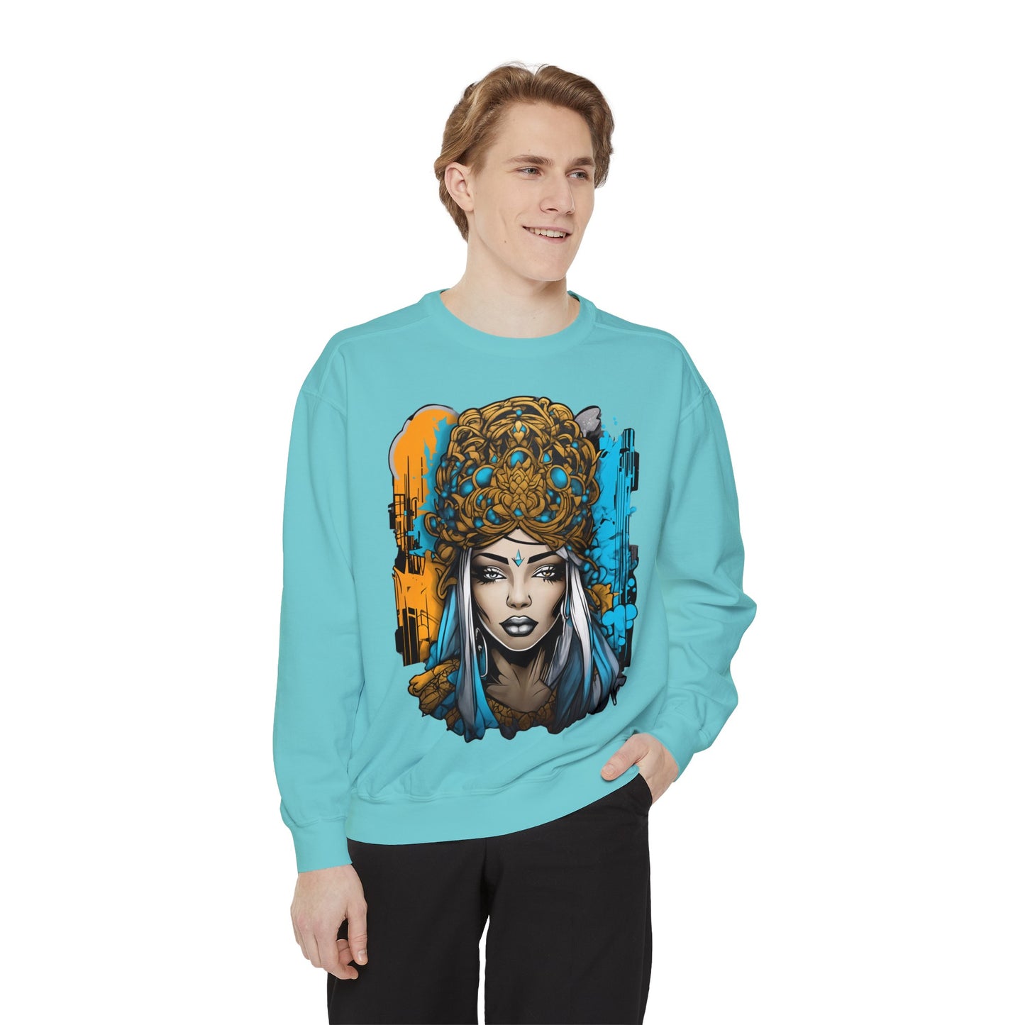 Unisex collegepaita, urban queen