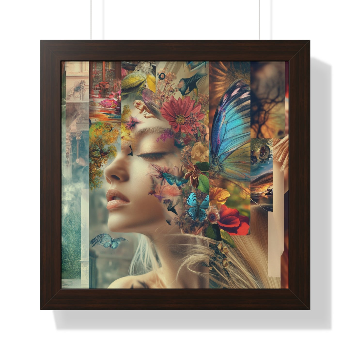 Kehystetty vaakajuliste – Never Stop Dreaming