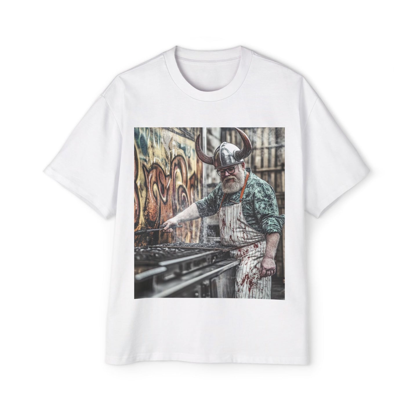 Miesten modern Viking Oversized T-Paita