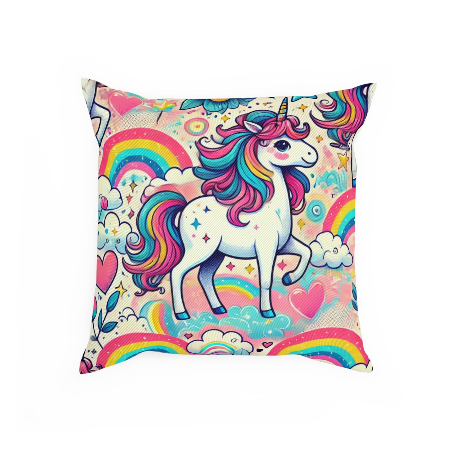 Söpö Unicorn sisustustyyny