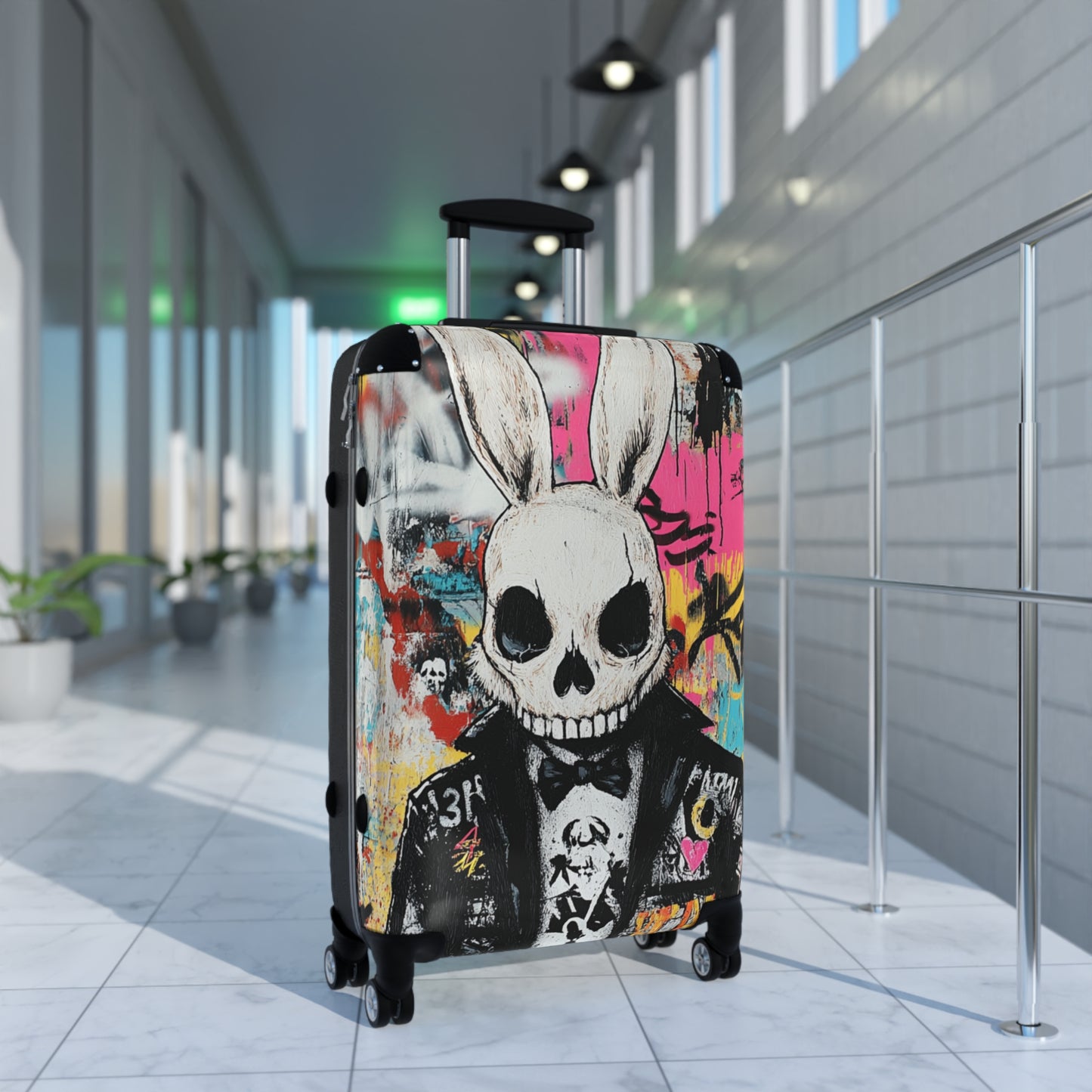 Naughty Rabbit Skull rabbit matkalaukku – matkusta tyylillä