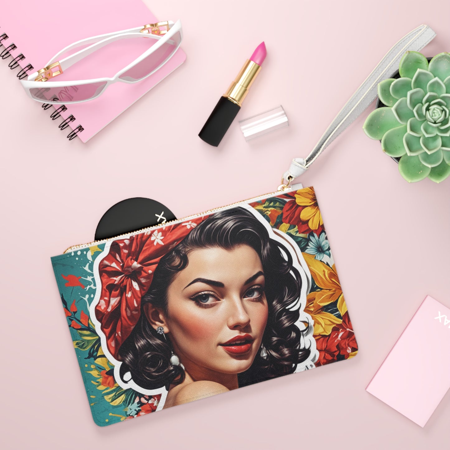 Envelope bag/makeup bag, summer vibes