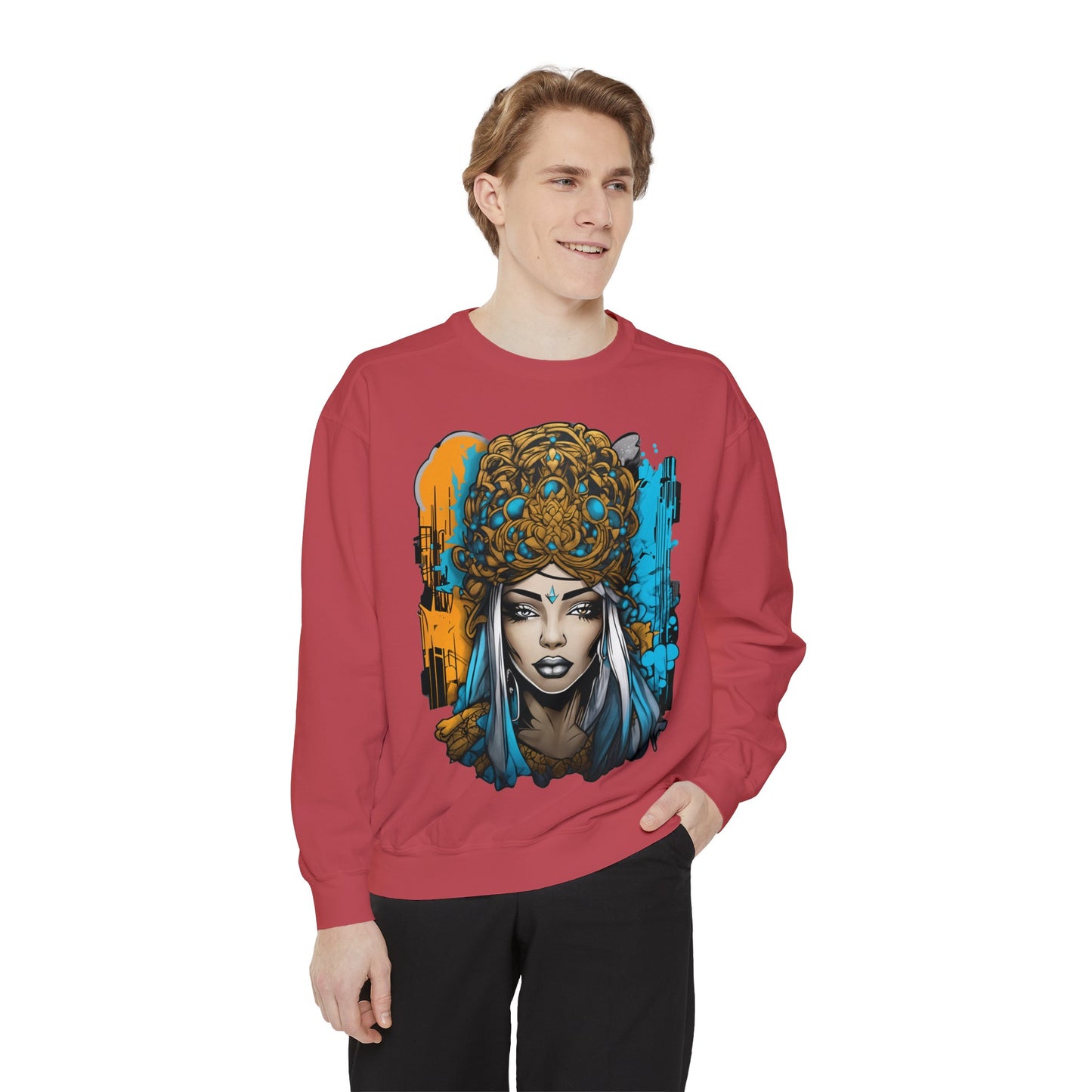 Unisex collegepaita, urban queen