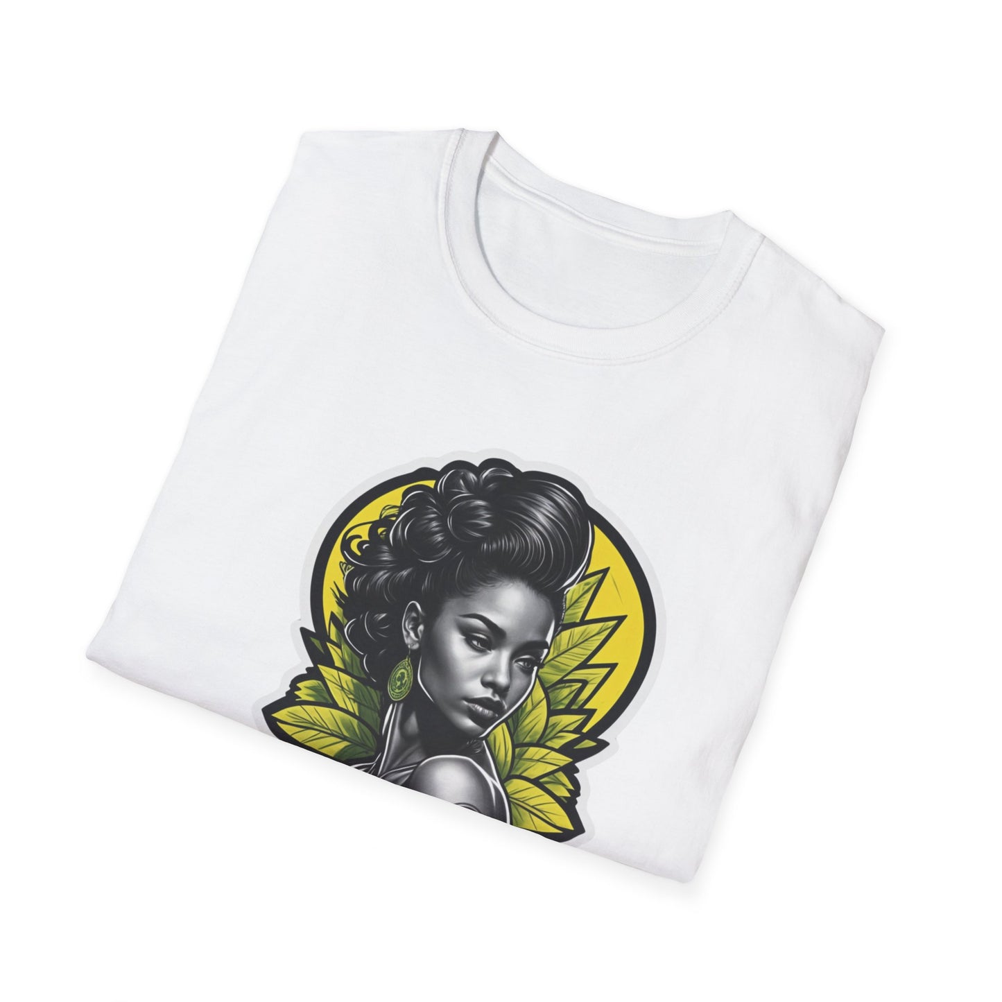 Unisex Softstyle T-paita, rebel queenie