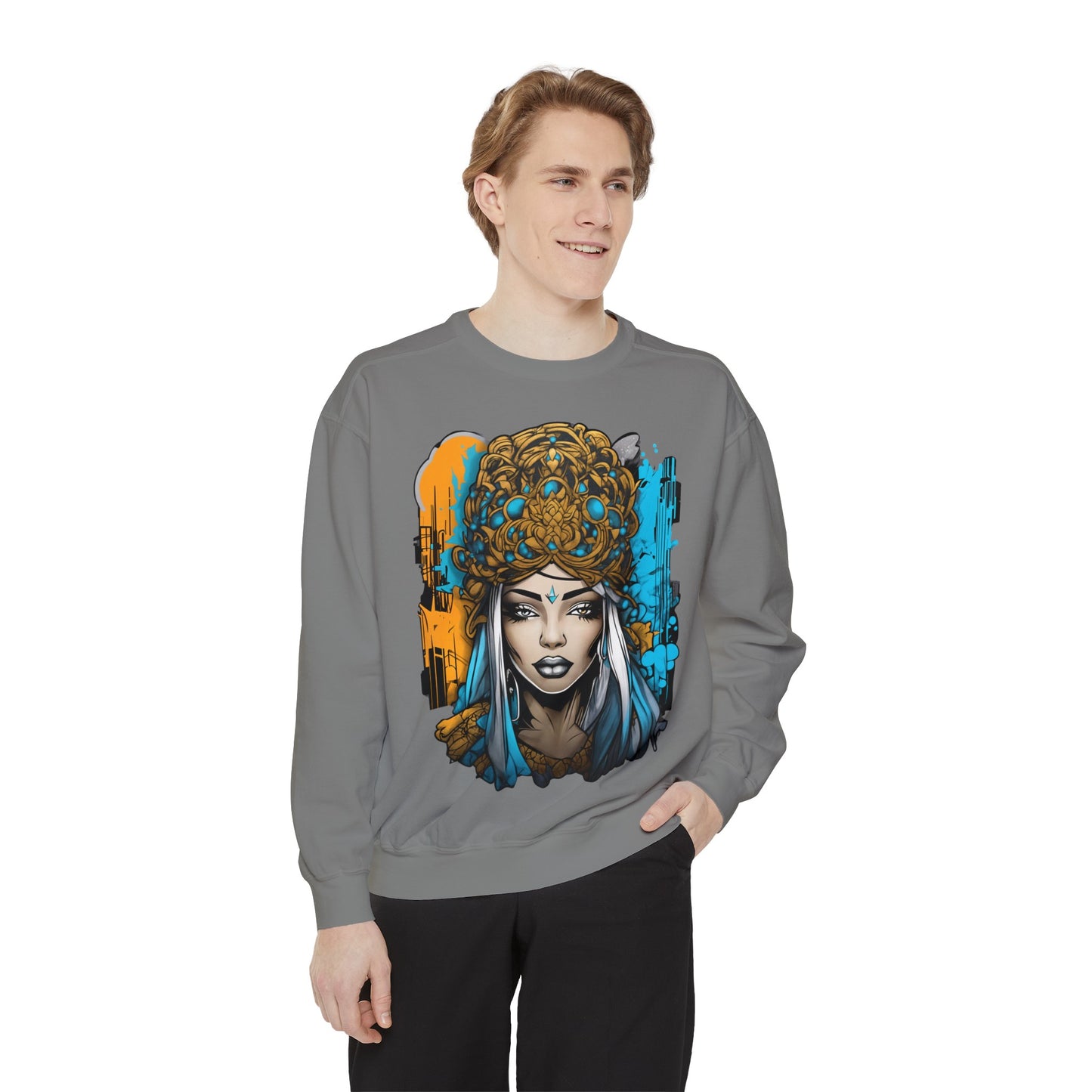 Unisex collegepaita, urban queen