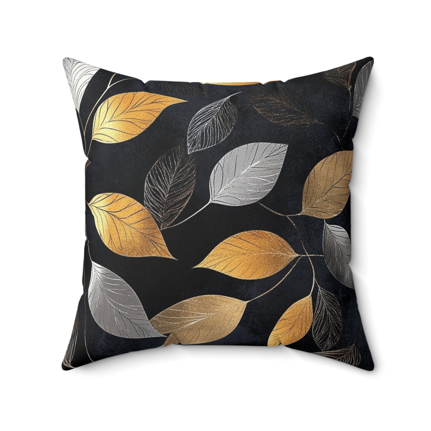 Sisustustyyny -Golden leafs