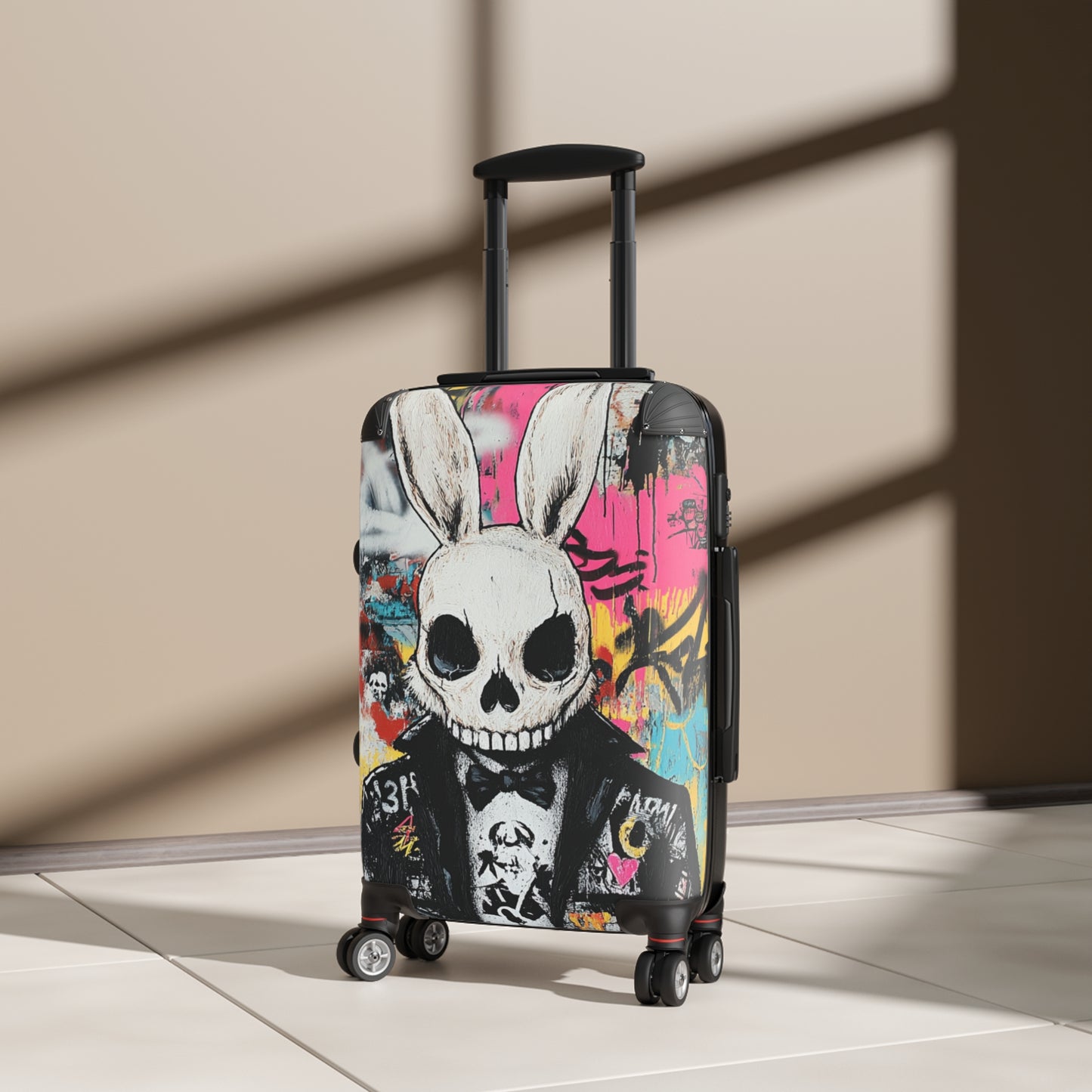 Naughty Rabbit Skull rabbit matkalaukku – matkusta tyylillä