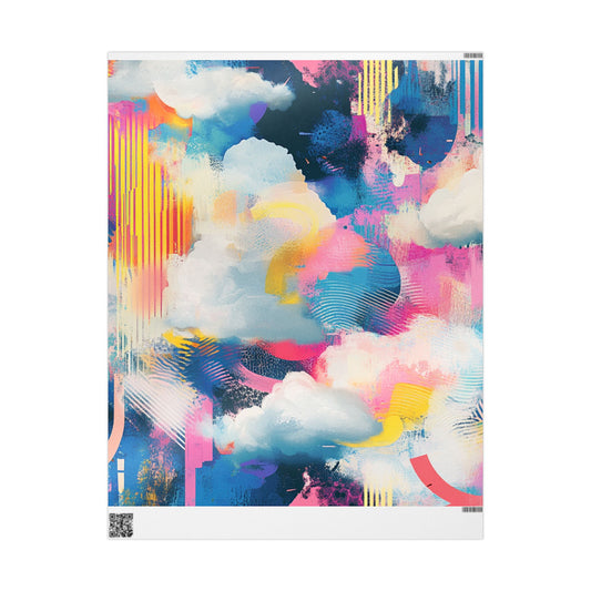 Lahjapaperi Colors in clouds