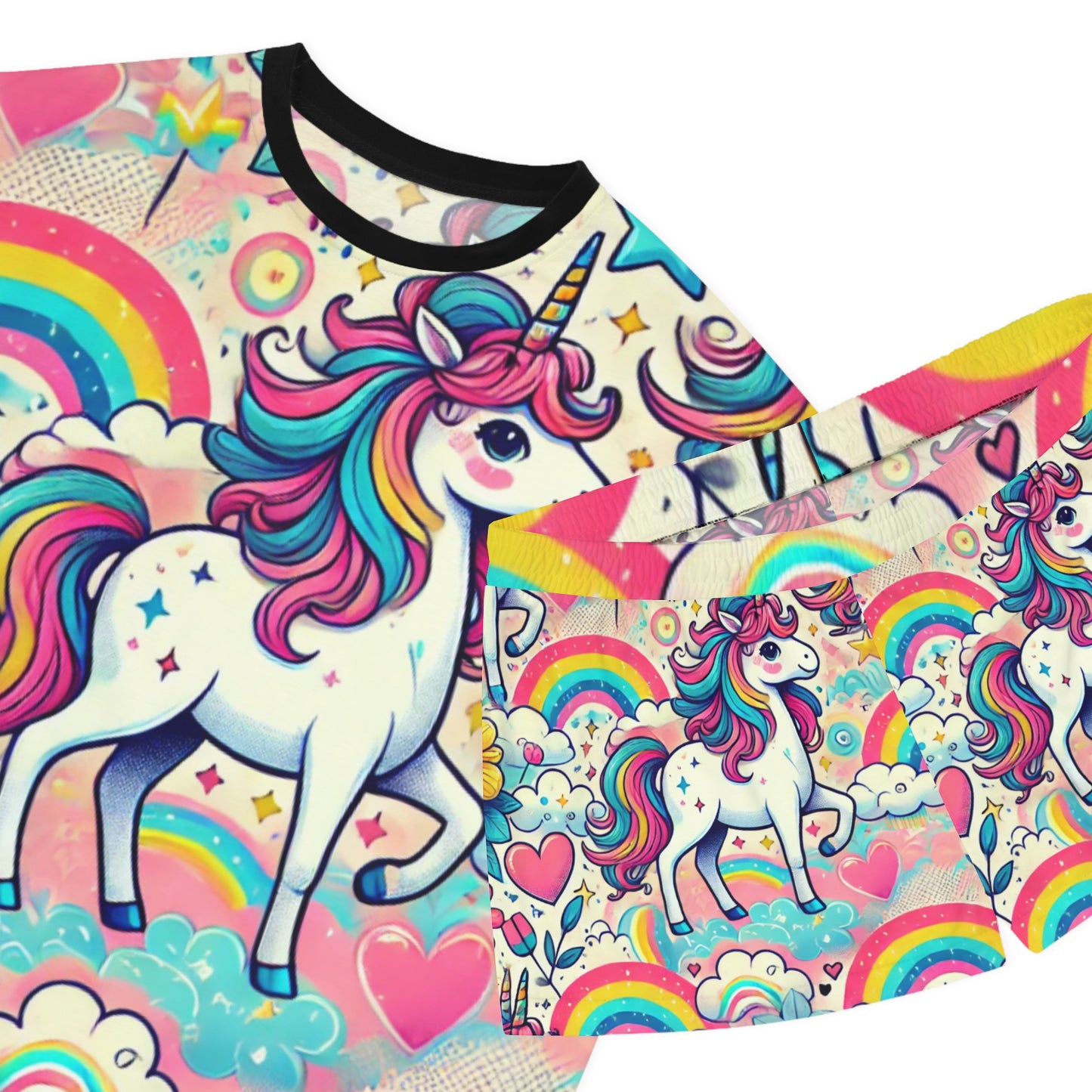 Naisten pyjamasetti Unicorn