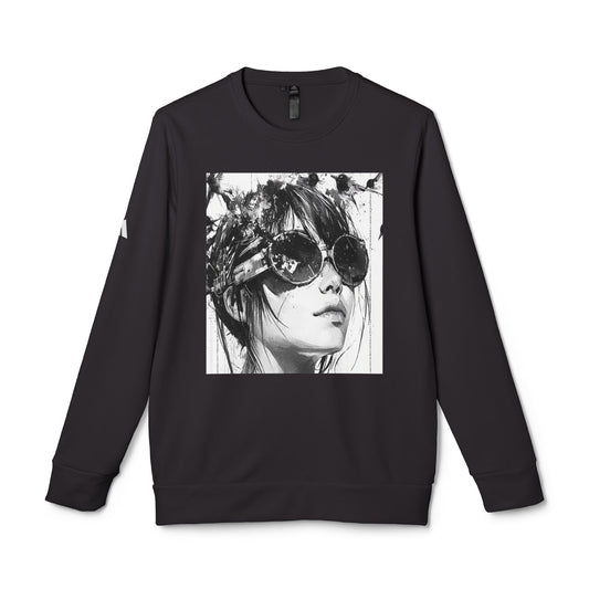 Naughty Rabbit - Adidas® Tyttö ja aurinkolasit collaripaita