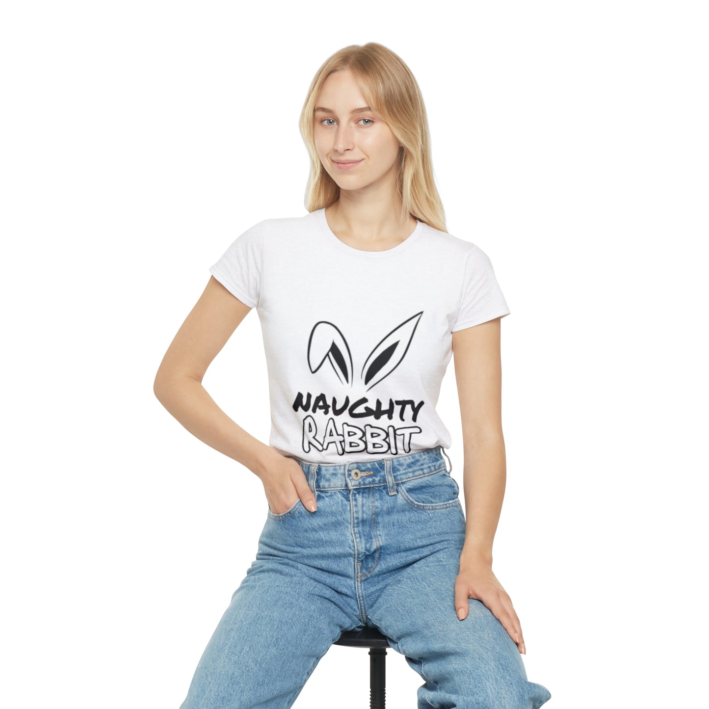 Naughty rabbit T-paita