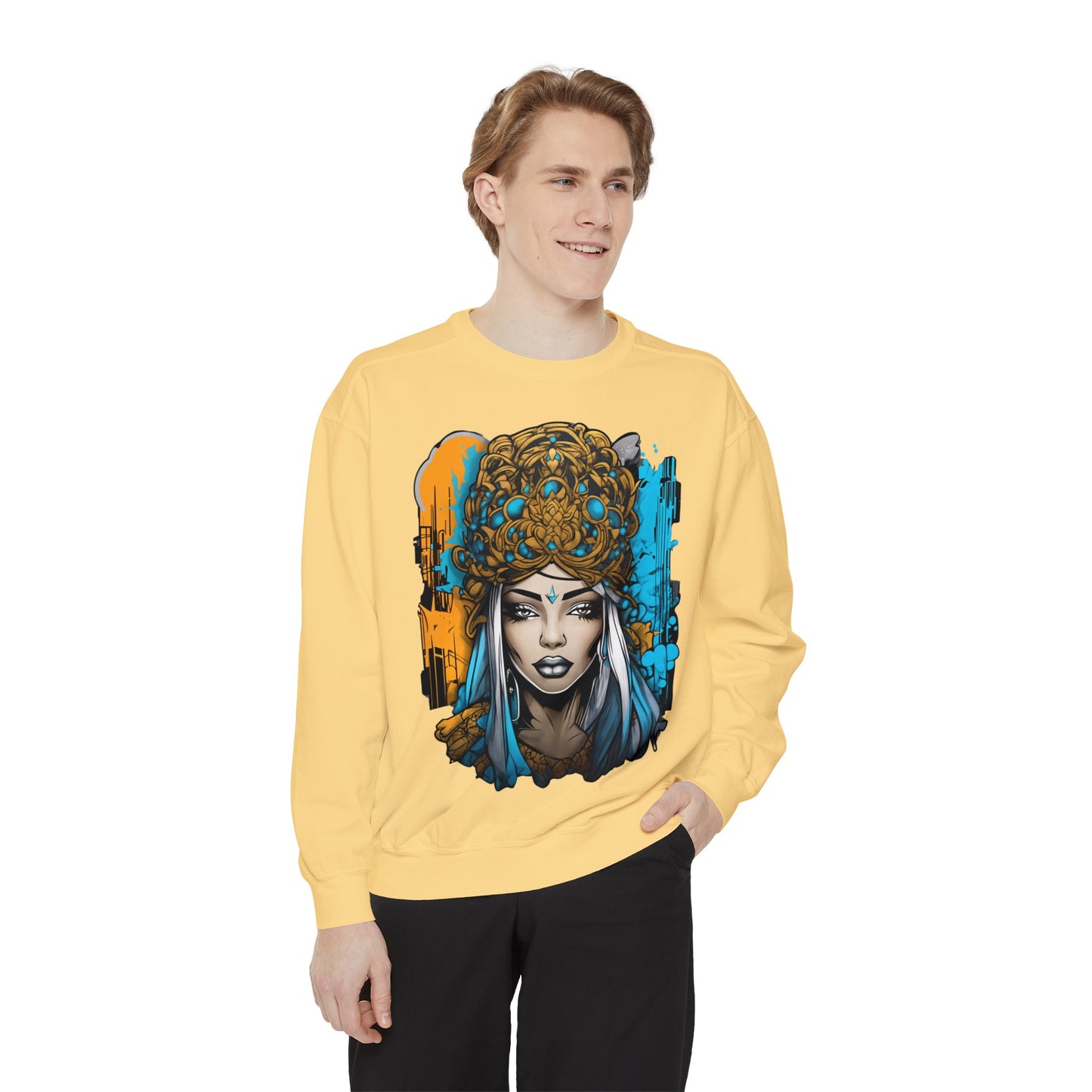 Unisex collegepaita, urban queen