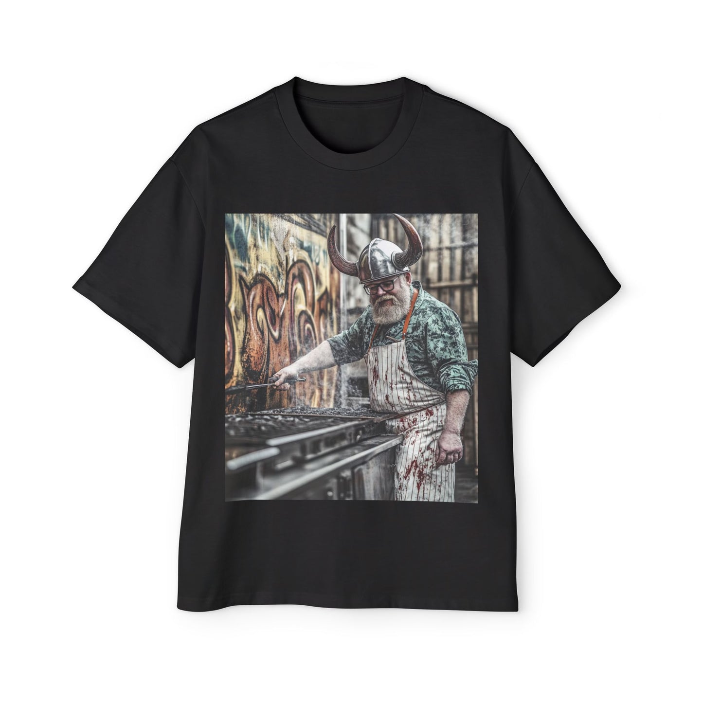 Miesten modern Viking Oversized T-Paita