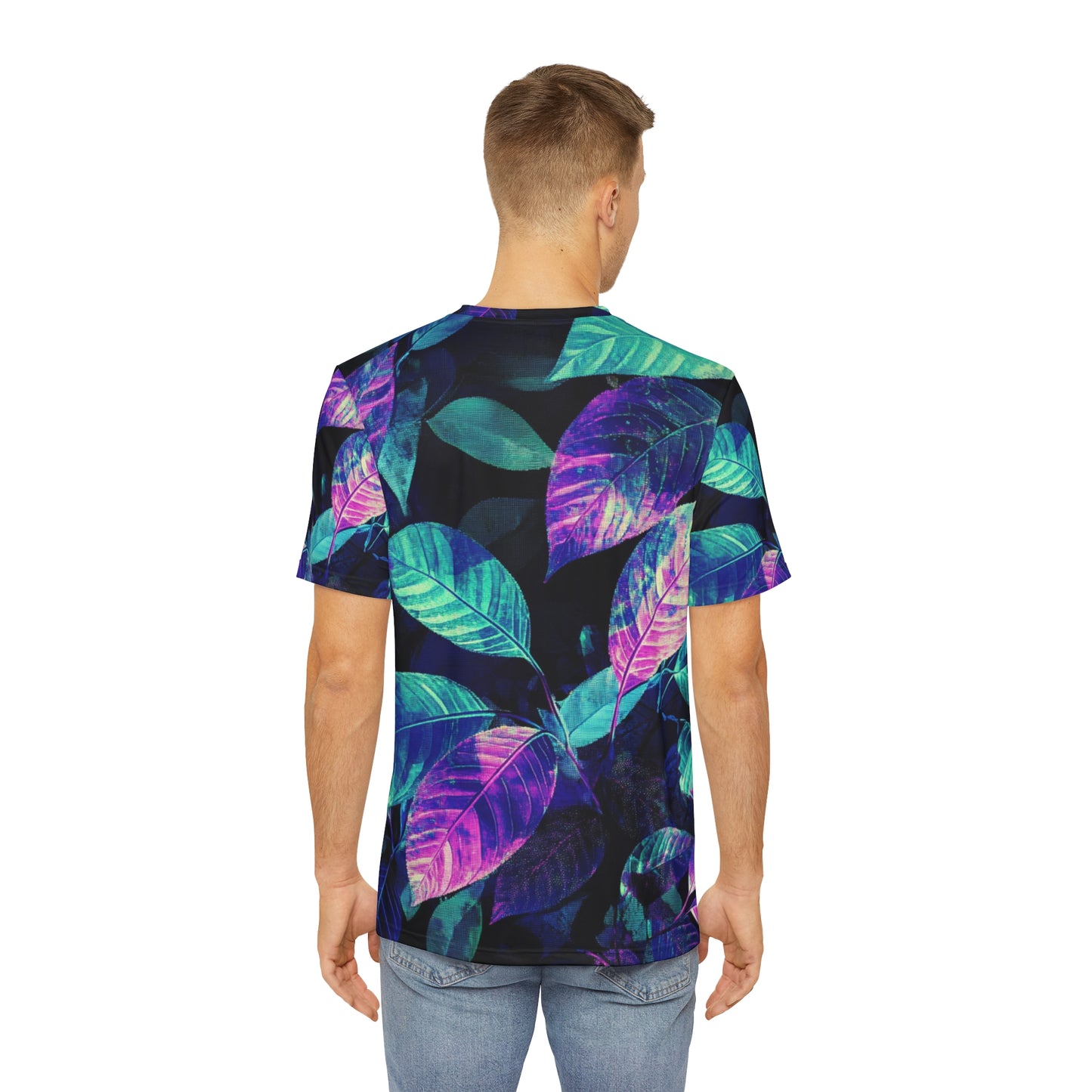 Miesten t-paita – Neon Leafs