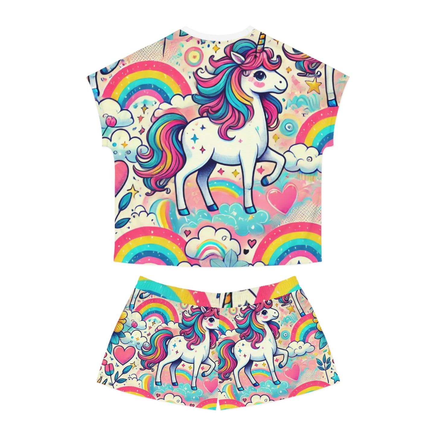 Naisten pyjamasetti Unicorn