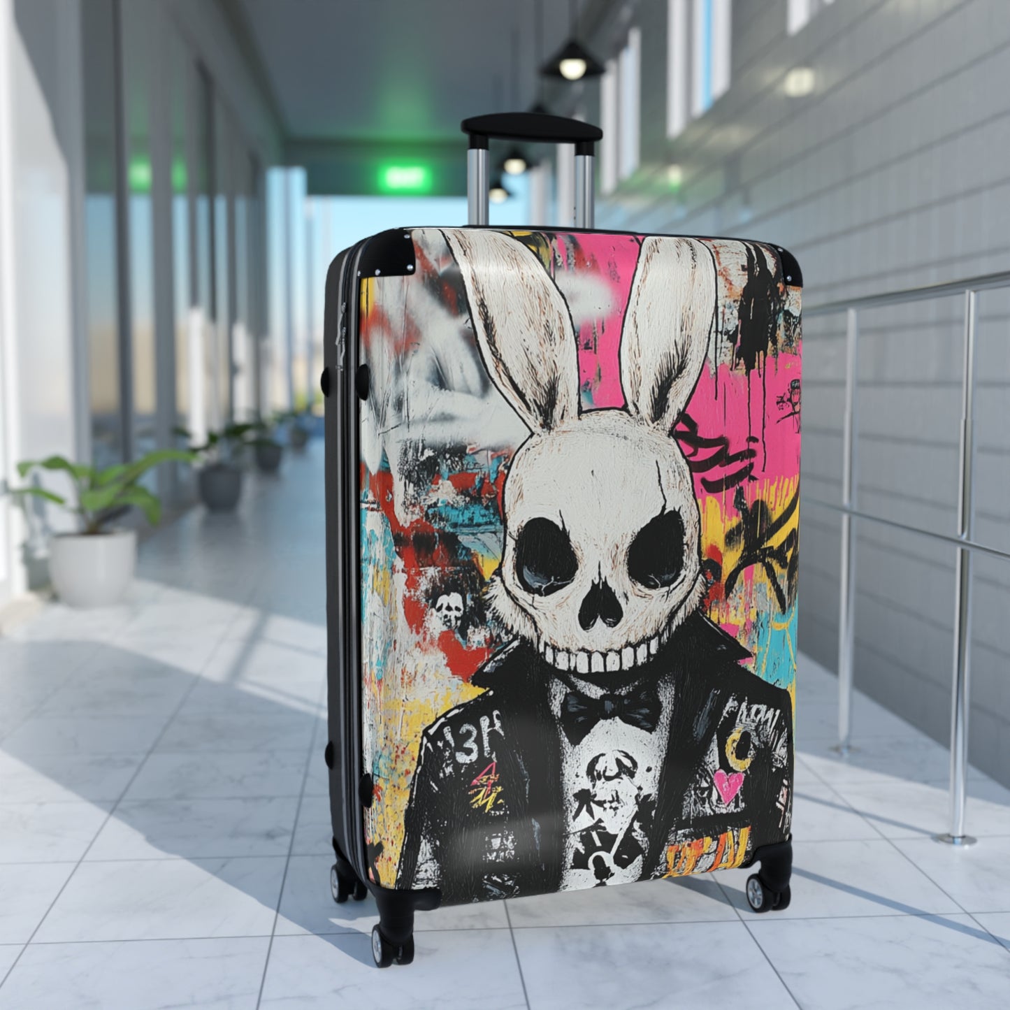 Naughty Rabbit Skull rabbit matkalaukku – matkusta tyylillä