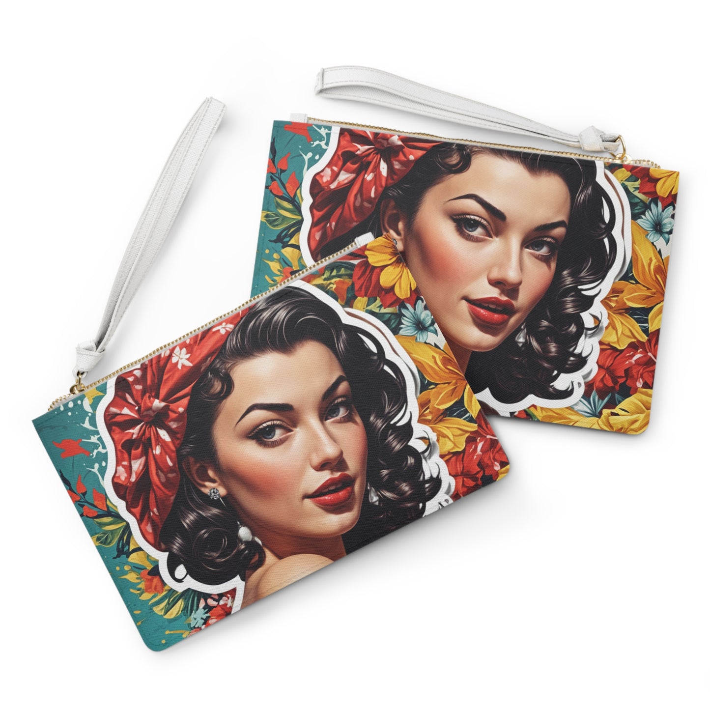 Envelope bag/makeup bag, summer vibes