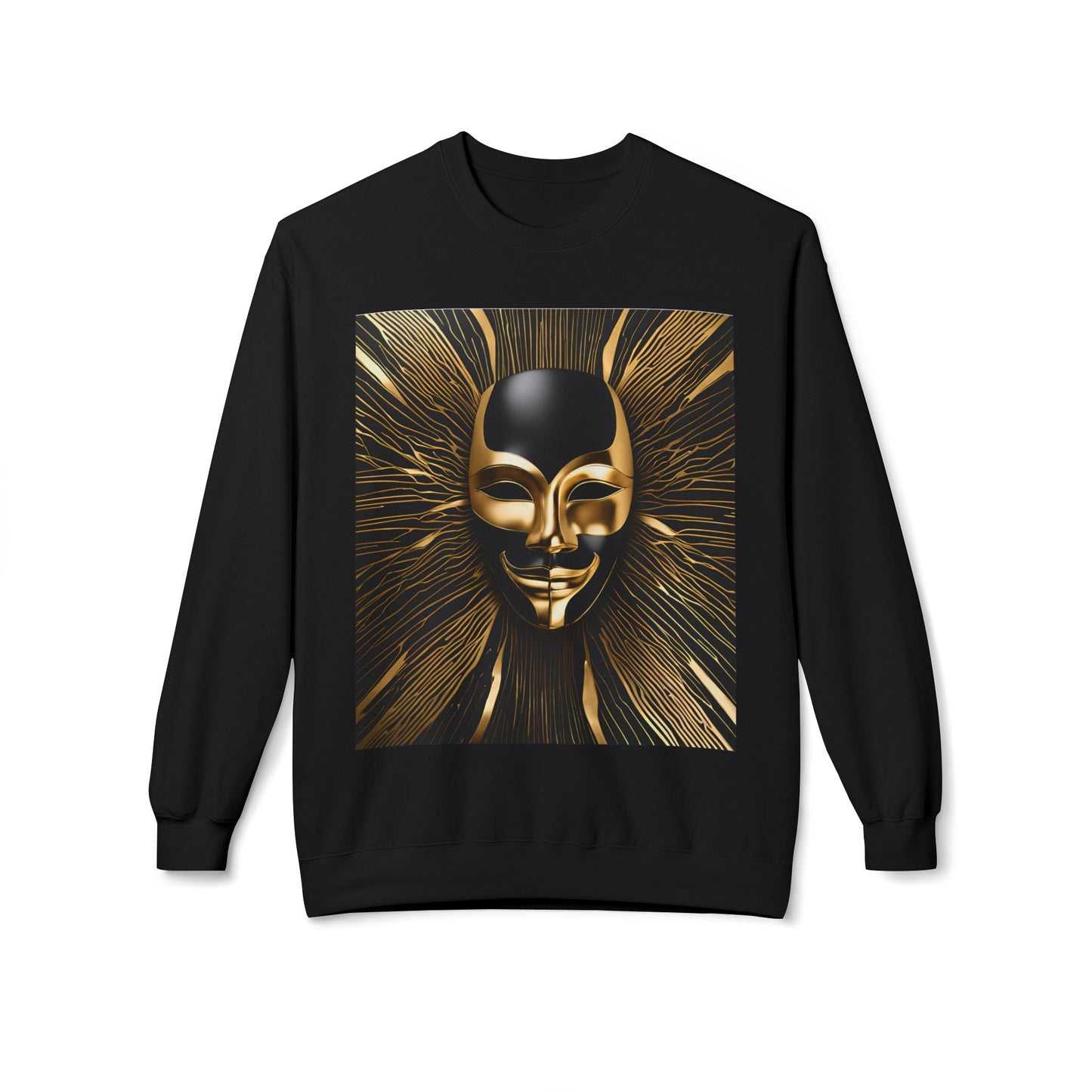 Unisex collegepaita Golden Veil