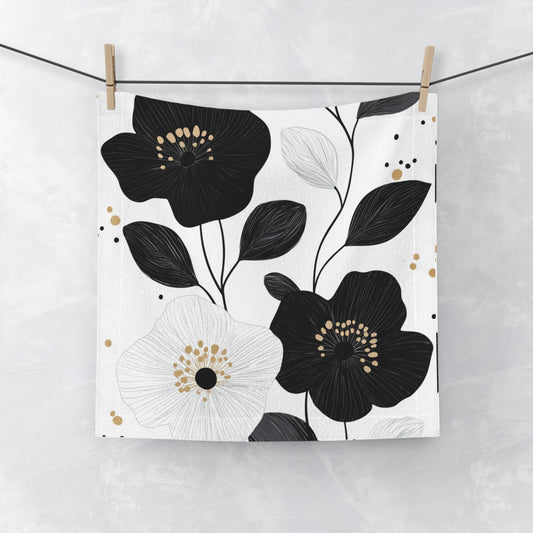 Kasvopyyhe -Floral Minimalist Drama