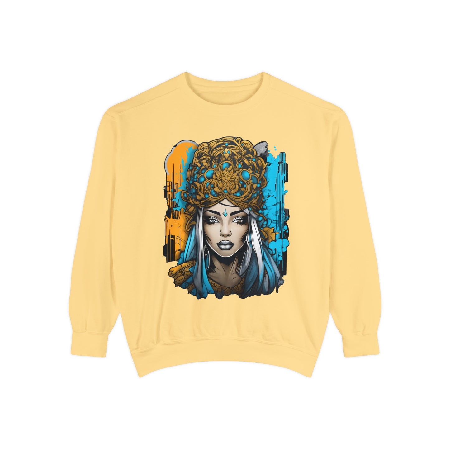 Unisex collegepaita, urban queen