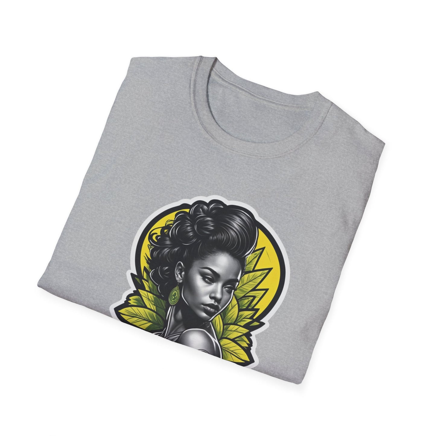 Unisex Softstyle T-paita, rebel queenie