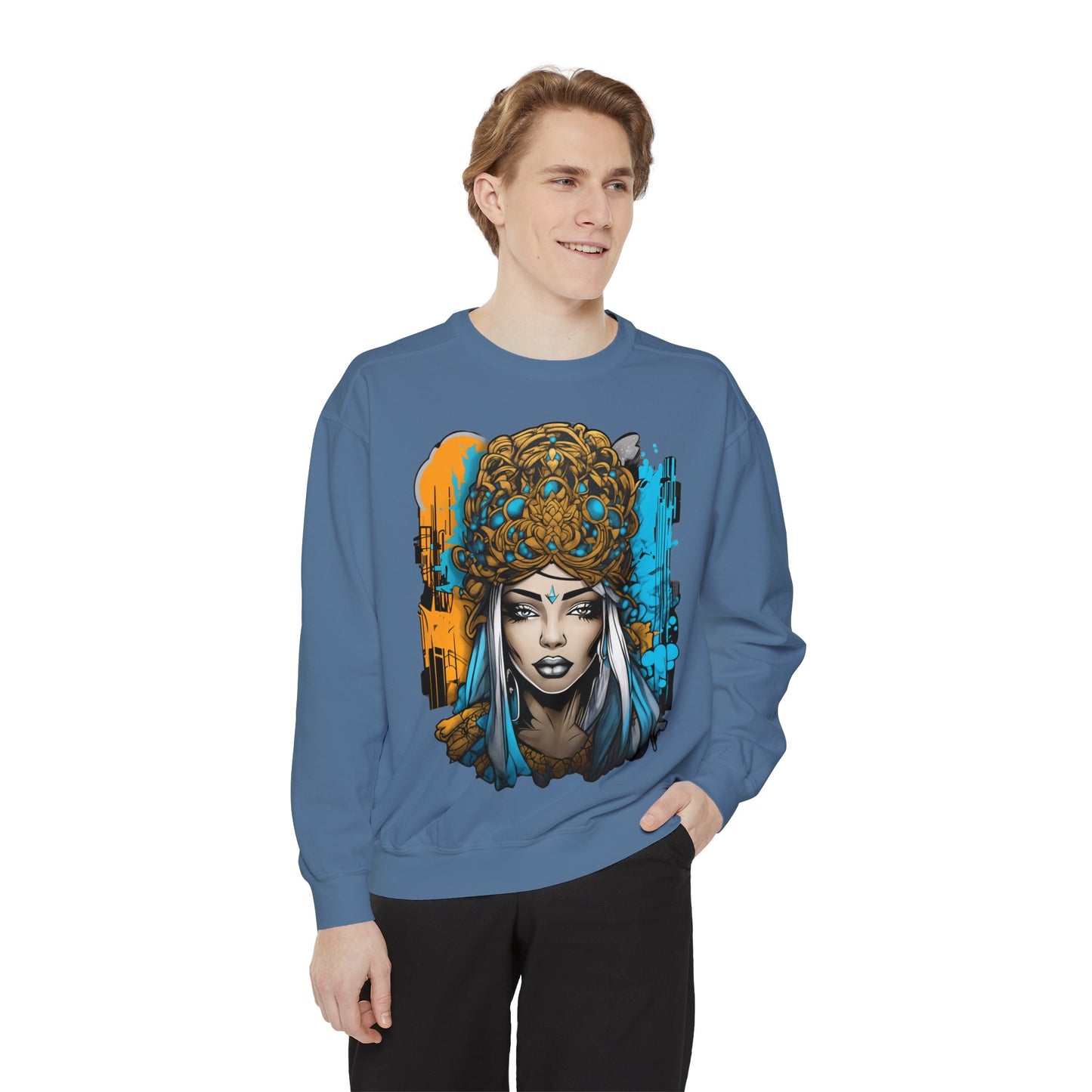 Unisex collegepaita, urban queen