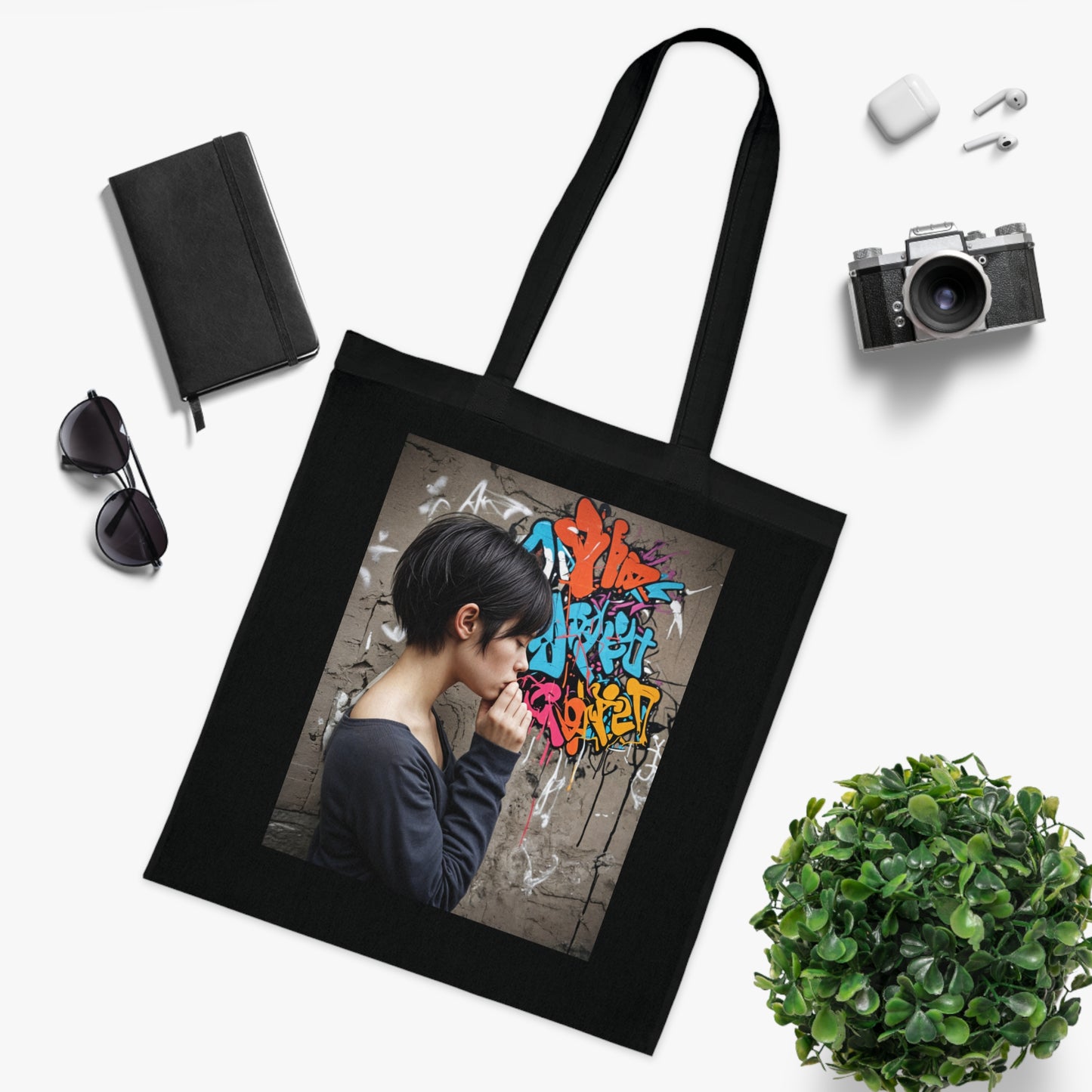 Cotton bag, introvert