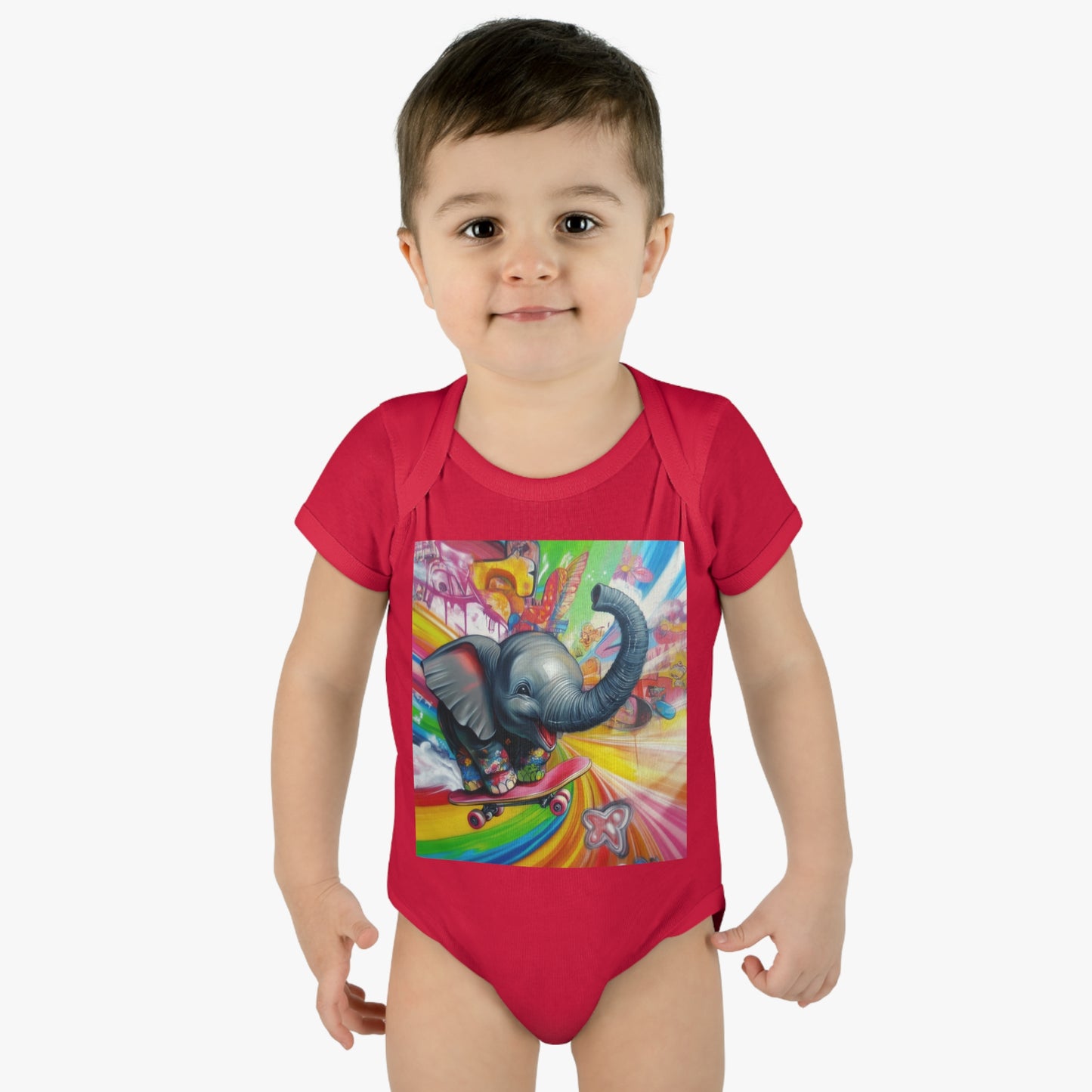Vauvan body – Skeittaava pikku norsu