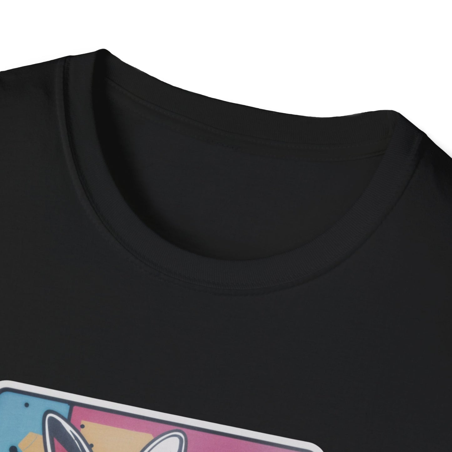 Unisex Softstyle T-paita, urban rabbit
