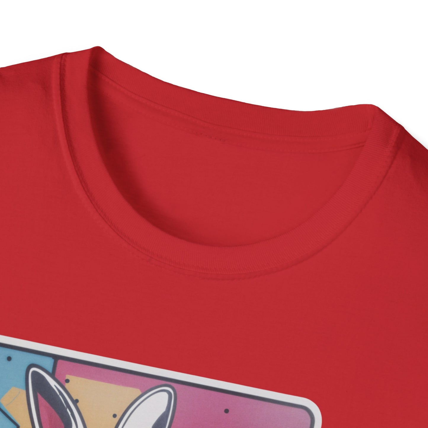 Unisex Softstyle T-paita, urban rabbit