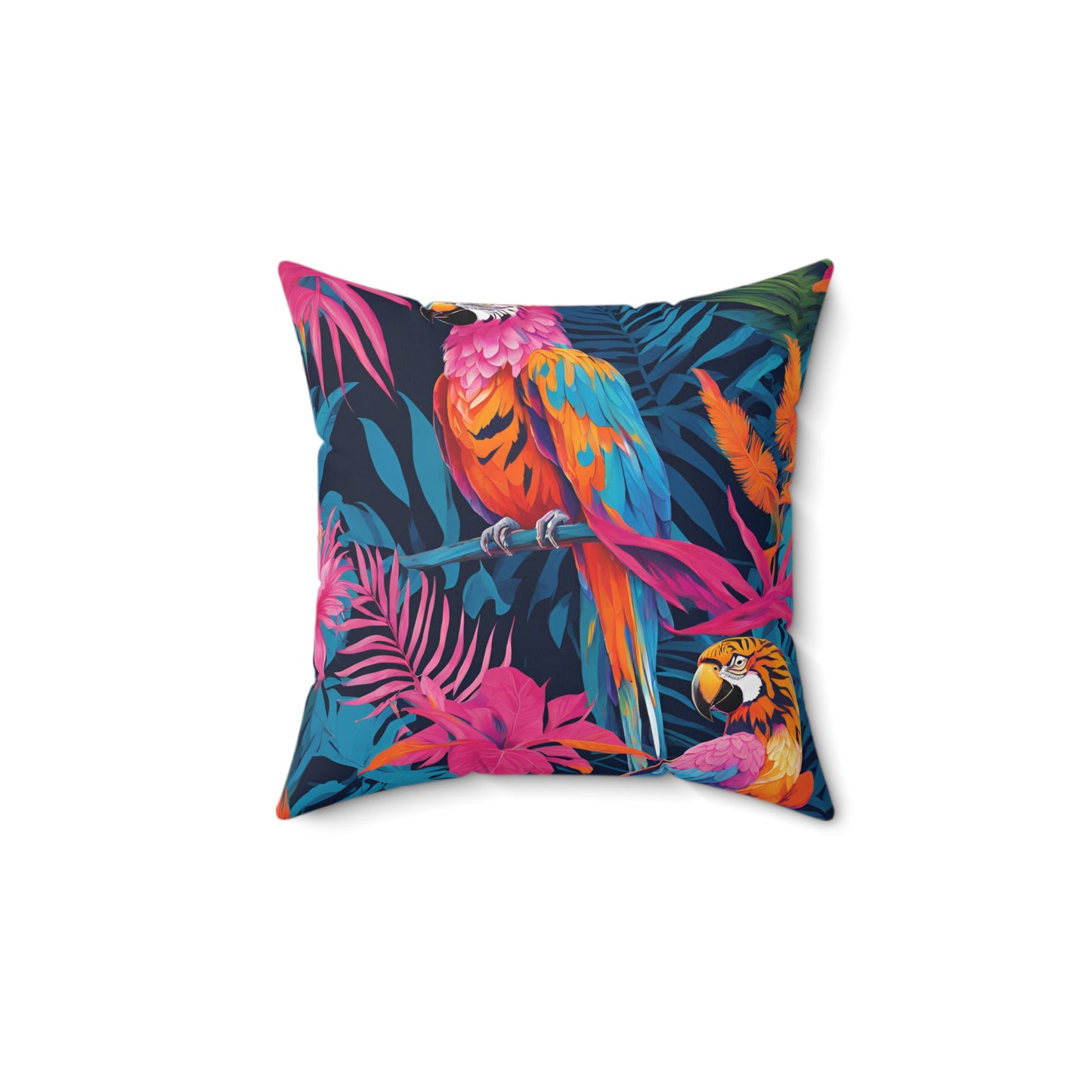 Spun Polyester Neliötyyny – Parrot paradise
