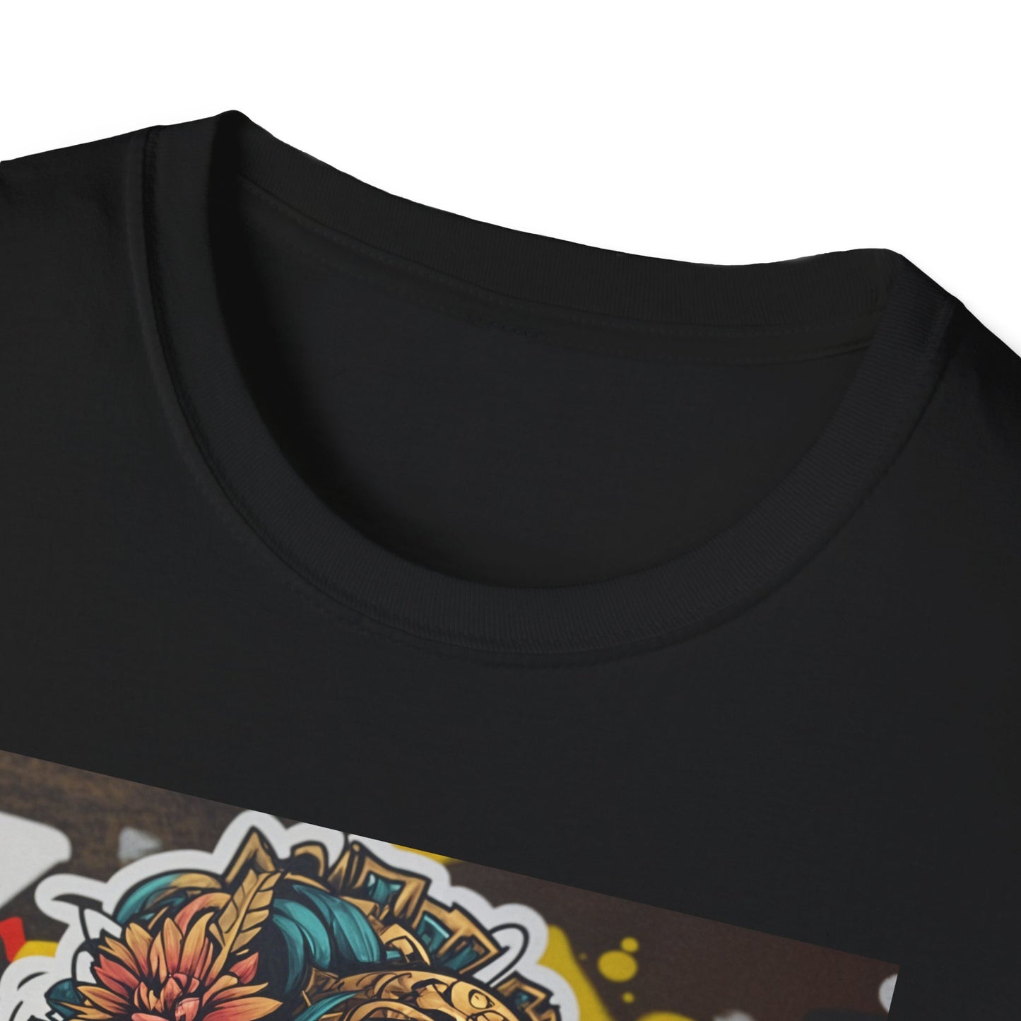 Unisex Softstyle T-paita, golden queenie