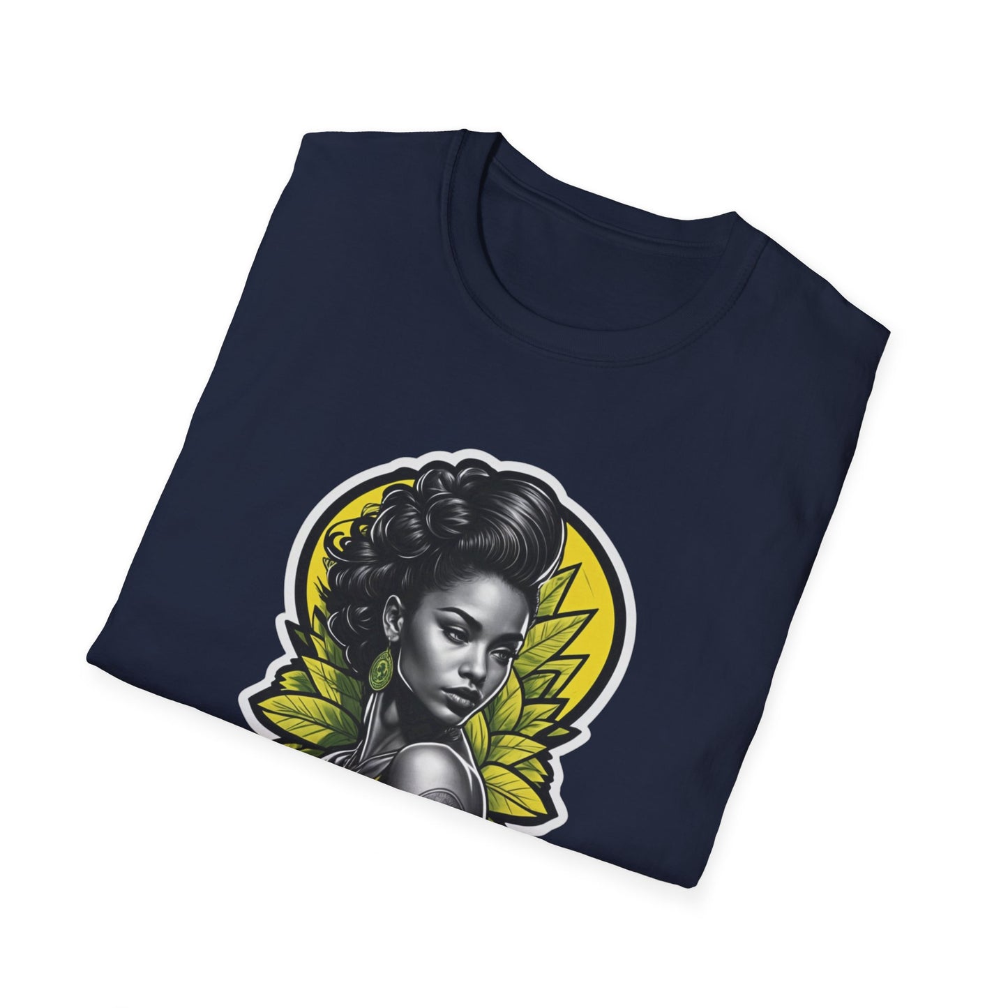 Unisex Softstyle T-paita, rebel queenie
