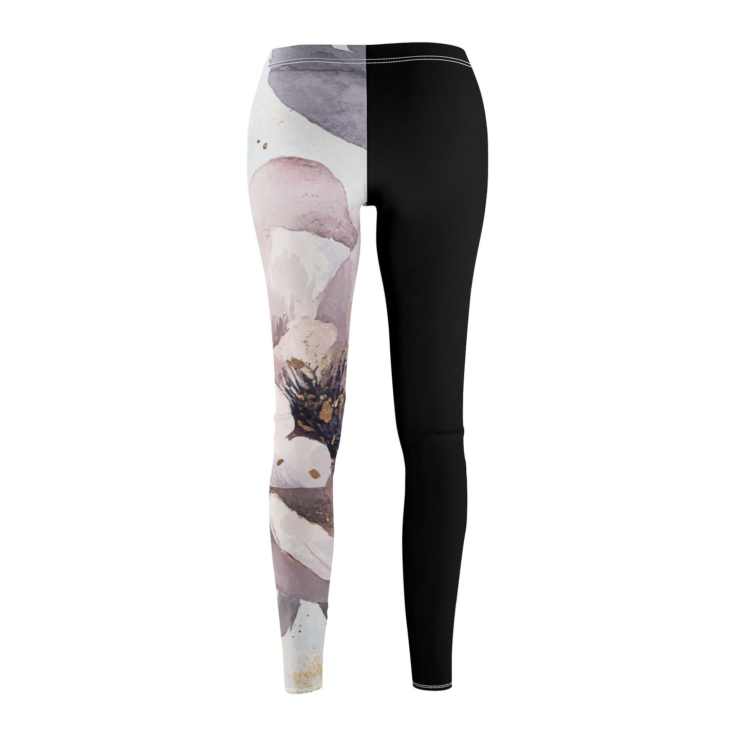 Naisten keskikorkeat rennot leggingsit – Delicate Flower