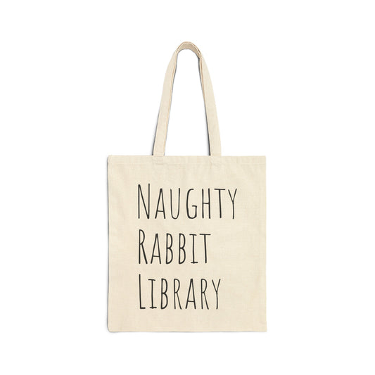 Puuvillainen kangaskassi NaughtyRabbit Library 2