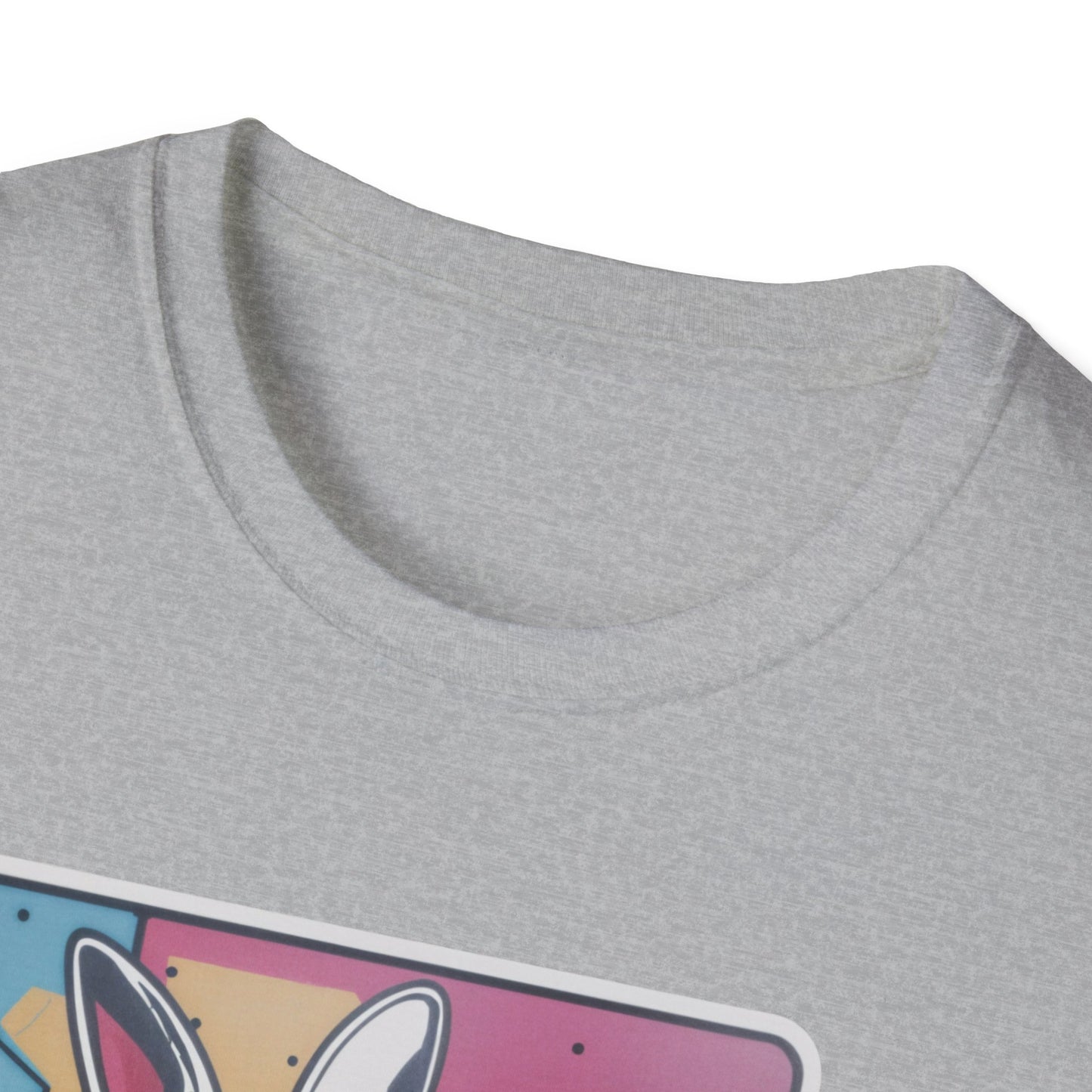 Unisex Softstyle T-paita, urban rabbit