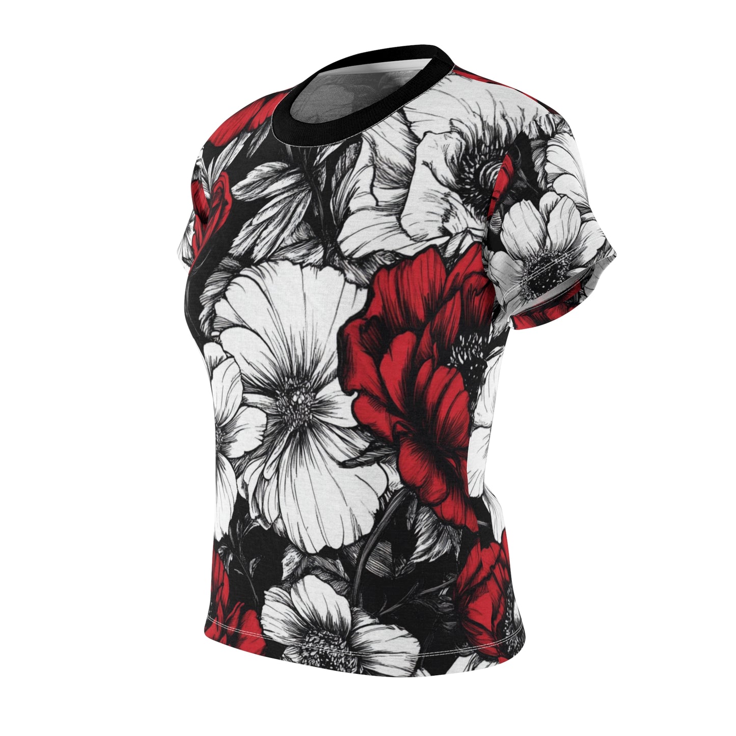 Naisten T-paita - Rebel Bloom