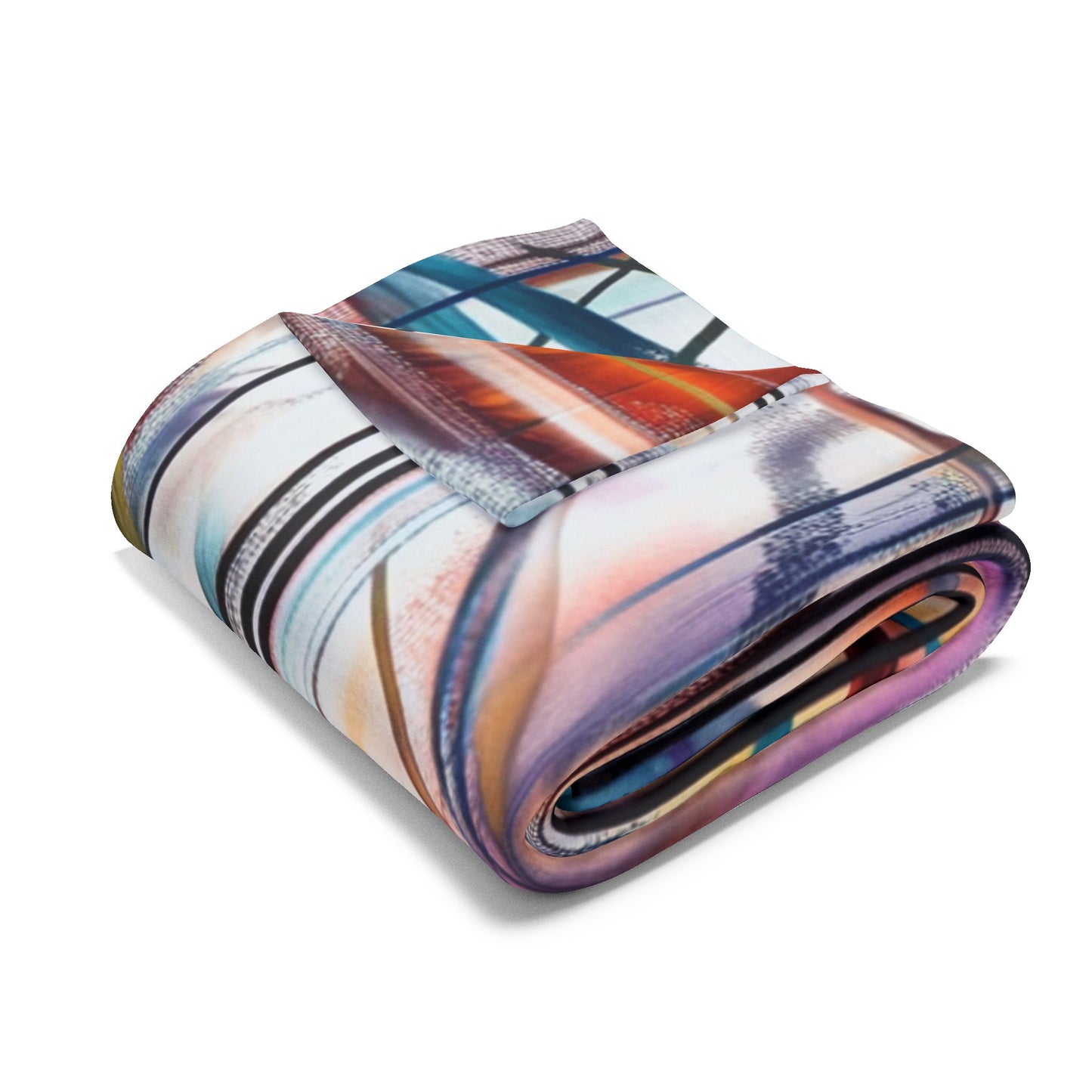 Arctic Fleece Blanket - Jungle Graffiti