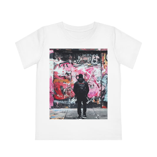 Lasten poika ja graffiti t-paita